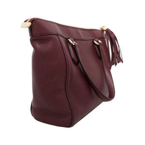 Gucci Soho Red Bag Tote Maroon